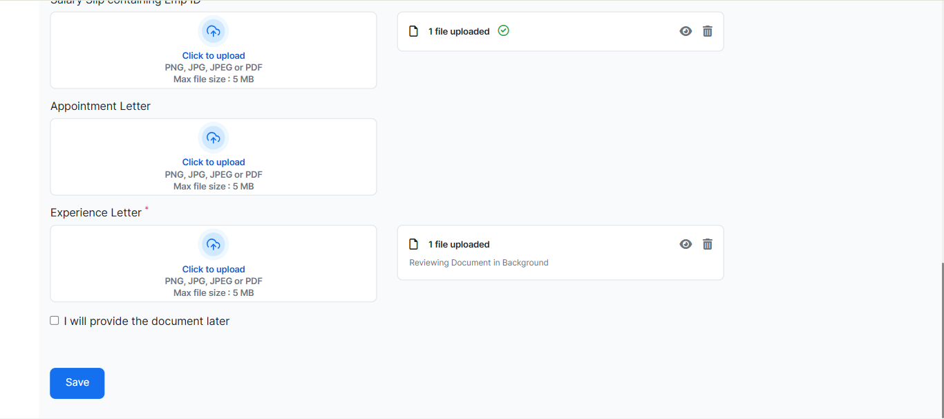 AI based document classification