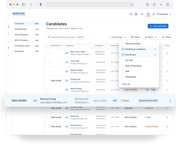 iBridge-Candidate Status-image